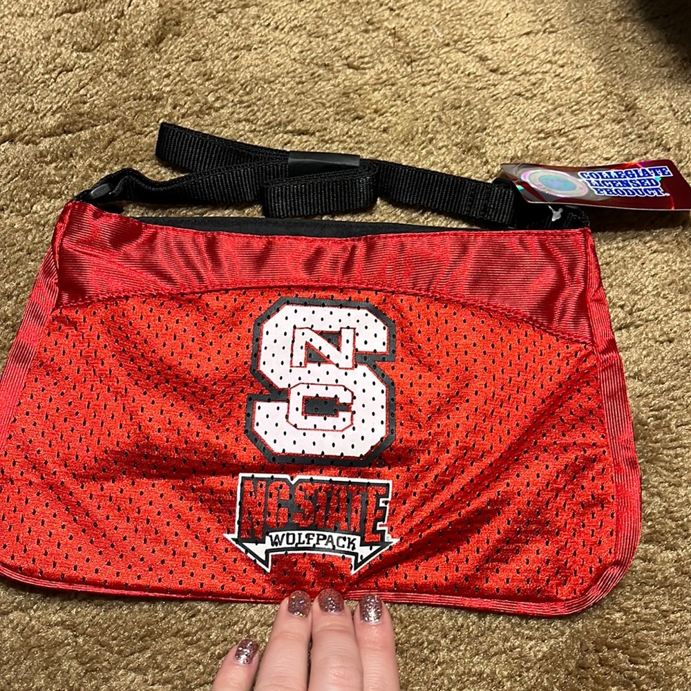 Littlearth NC State NCAA Womens Jersey Mini Purse NWT